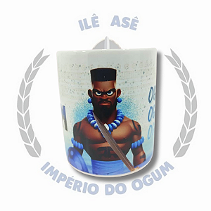 CANECAS PORCELANA - ORIXÁ OGUM