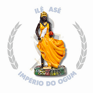 IMAGEM GESSO ORIXA 25CM - EGUNITA