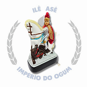 IMAGEM GESSO 20 CM - SÃO JORGE