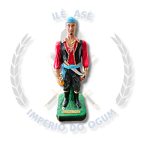 IMAGEM DE GESSO CIGANO RAMOM 20CM