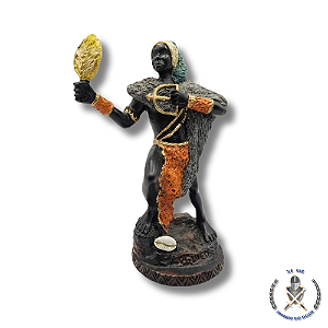 IMAGEM RESINA ORIXÁ LOGUNEDÉ 15CM