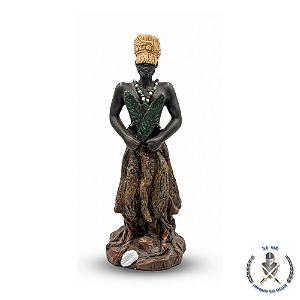 IMAGEM RESINA ORIXÁ IROKO 15CM