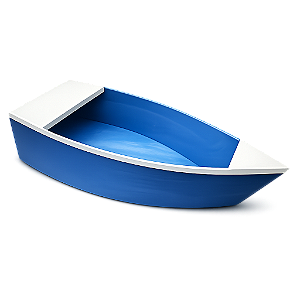 Barco de Madeira Para Oferenda Iemanjá - 35CM