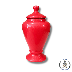 QUARTINHA 25CM S/ALÇA - VERMELHO - PORCELANA