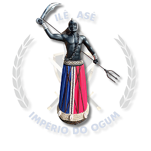 IMAGEM RESINA ORIXÁ OGUM/XOROQUÊ AFRICANO