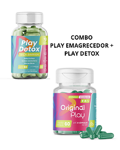COMBO - ORIGINAL PLAY 60 CÁPSULAS + PLAY DETOX 60 CÁPSULAS