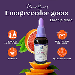Emagrecedor Laranja Moro (PLAYNAMAGREZA) - GOTAS