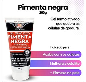 Gel Pimenta Negra 200gr