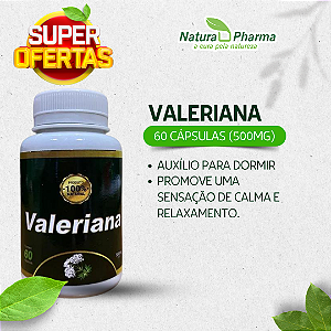 VALERIANA - 60 CÁPSULAS (500mg) - BIOPHYTOS