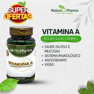 VITAMINA A - 60 CAPSULAS (250mg)