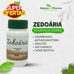 ZEDOÁRIA - 60 CÁPSULAS (500mg) - BIOPHYTOS