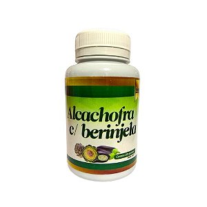 ALCACHOFRA C/ BERINJELA - 60 CÁPSULAS (500mg) - BIOPHYTOS