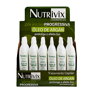 AMPOLA NUTRIVIX ÓLEO DE ARGAN 10ML - CAIXA COM 24 UNIDADES
