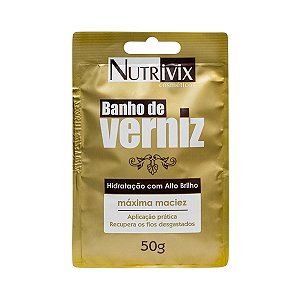SACHÊ NUTRIVIX BANHO DE VERNIZ 50G - UNIDADE