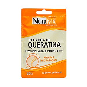SACHÊ NUTRIVIX RECARGA DE QUERATINA - CABELOS QUÍMICOS 50G - UNIDADE