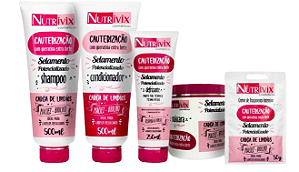 KIT NUTRIVIX CAUTERIZAÇÃO COM QUERATINA EXTRA FORTE