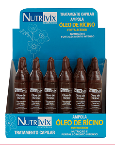AMPOLA NUTRIVIX ÓLEO DE RÍCINO - CAIXA COM 24 UNIDADES