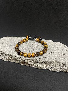 Pulseira Olho de Tigre | Pedra natural
