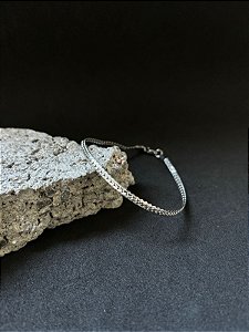 Pulseira Elo Grummet/ Aço inoxidável