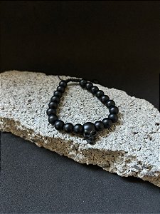 Pulseira de Pedra com caveira