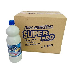 Agua Sanitaria 1L Caixa Com 12 Unidades