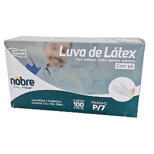 Luvas Latex Nobre Com Po Cx.100un