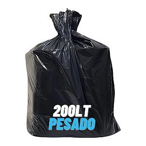 Sacos de Lixo 200L Pesado Pct.100un