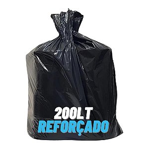 Sacos de Lixo 200L Reforcado Pct.100un