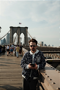 Jaqueta Bomber Off White