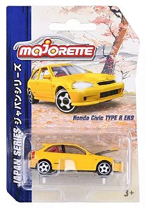 Miniatura Honda Civic Type R EK9 1:64 Majorette Japan Series