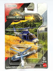 Miniatura InGEN HELICOPTER Jurassic World Rebirth Matchbox