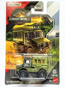 Miniatura 97 MERCEDES-BENZ UNIMOG U1300 Jurassic World Rebirth Matchbox