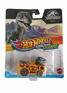Miniatura Velociraptor Blue Jurassic World Racer Verse Hot Wheels