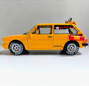 Miniatura Brasilia Amarela Mamonas Assassinas 1:24