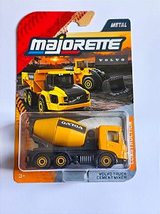 Miniatura VOLVO TRUCK CEMENT MIXER Majorette Volvo Construction