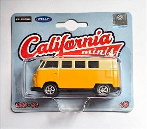 Miniatura KOMBI T1 AMARELA California Minis