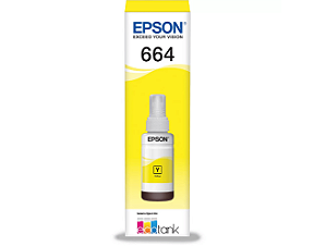 Refil de Tinta Epson 664 Amarelo 70ml T664420