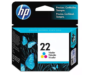 Cartucho de Tinta Hp 22 Colorido 6ml C9352AB