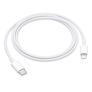 Cabo USB-C para Lightning 1m Apple Branco Original MQGJ2ZM/A