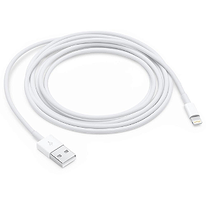 Cabo USB para Lightning 1m Apple Branco Original MD818ZM/A