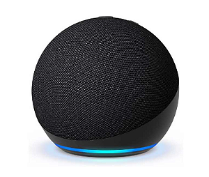 Echo Dot 5ª geração Amazon, com Alexa, Smart Speaker, Preto AC416A1963CE