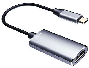 Adaptador USB-C para HDMI AF ROCK Cinza RCB0661