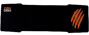 Mousepad Gamer 90x30cm Hawk MP309 Laranja/ Preto