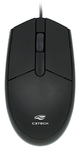 Mouse Óptico USB C3Tech MS-28BK Preto Original
