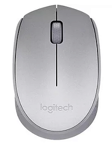 Mouse Wireless Logitech M170 Prata M170PRA Original