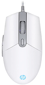 Mouse Gamer HP LED USB M260 Branco Original