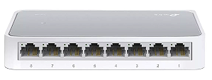 Switch 8 Portas 10/100/1000 TP-LINK LS1008 Branco Original