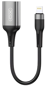 Adaptador OTG P/ Lightning 150mm XO-NB201 Preto Original