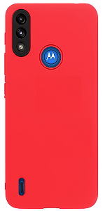 Capa Para Motorola E7 Power Vermelha