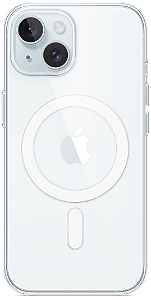 Capa Para Iphone 15 Tpu com Magsafe Transparente